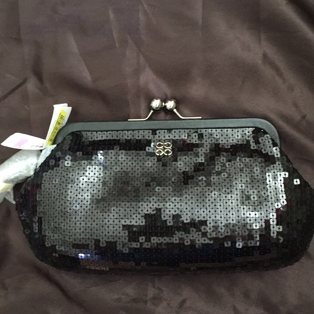 NWT Coach sequin wristlet